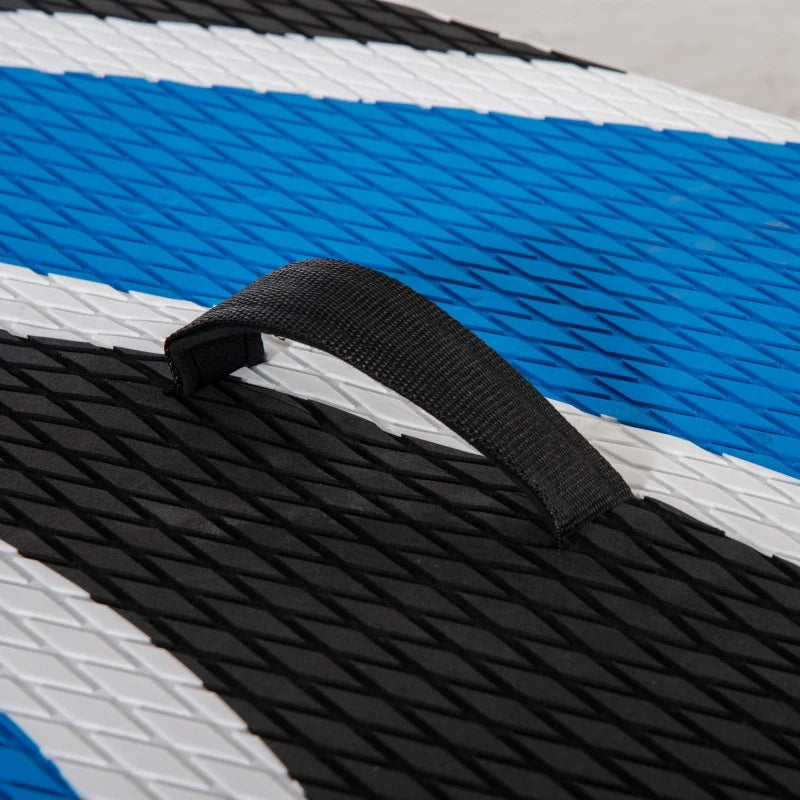 10.6' Inflatable Stand Up Paddle Board Kit - Blue, Non-Slip Deck, Adjustable Paddle, Pump, Backpack Bag