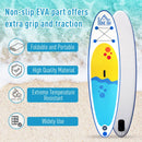 10ft Blue Inflatable Stand Up Paddle Board Kit - Non-Slip SUP with Accessories