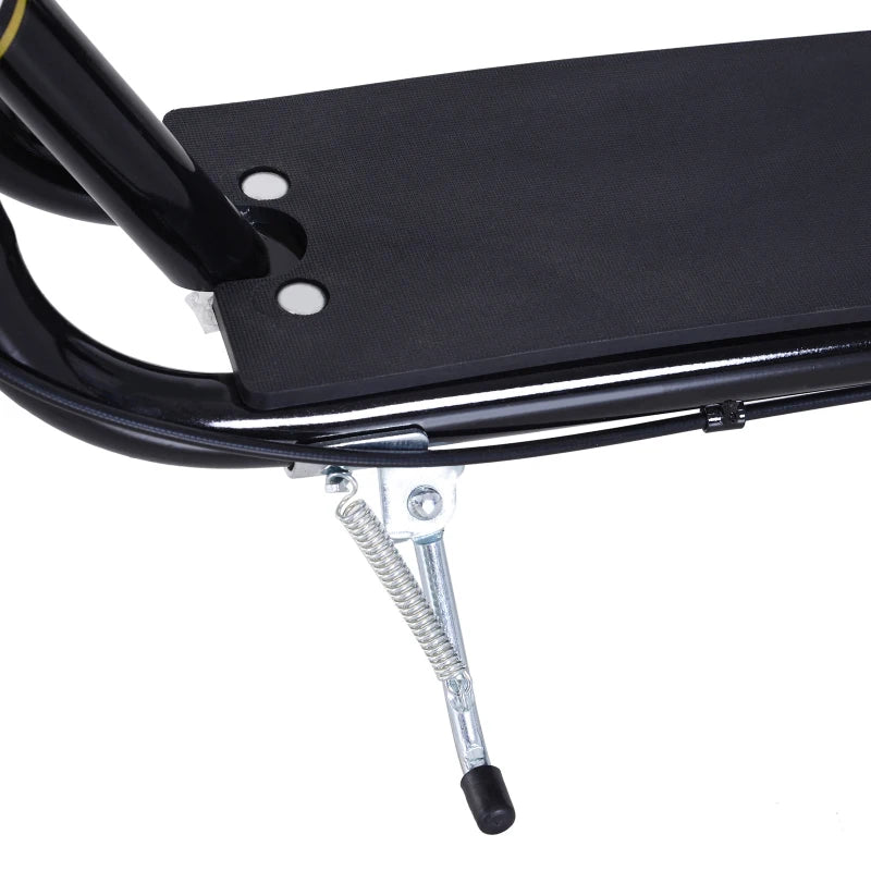 Black Youth Stunt Scooter with 16" Pneumatic Tyres