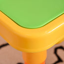 Blue Sand and Water Play Table Set with Lid and Accessories