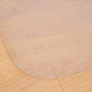 Clear Office Chair Mat with Non-Slip Studs - Frosted Lip