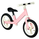 12" Pink Balance Bike for Kids - Adjustable Seat, 360° Rotation Handlebars