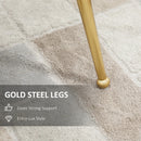 Grey Velvet Dining Chairs Set of 2 with Gold Metal Legs