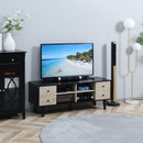 Black Frame TV Stand (Up to 60" TV's)