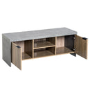 Marble-Effect TV Unit With Storage