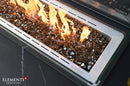 Black Marble Valencia Fire Table - Propane Gas