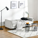 3 Seater Adjustable Light Grey Sofa