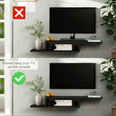 Z-Shaped Floating TV Stand