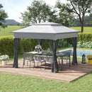 Grey Metal Pop Up Gazebo