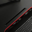 Black and Red Adjustable Standing Desk