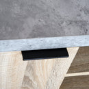 Marble-Effect TV Unit With Storage