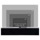 Gloss Black Floating TV Unit