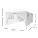 Large White Pop Up Gazebo