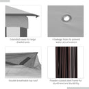 Grey Metal Pop Up Gazebo