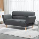 2 Seater Faux Leather Sofa