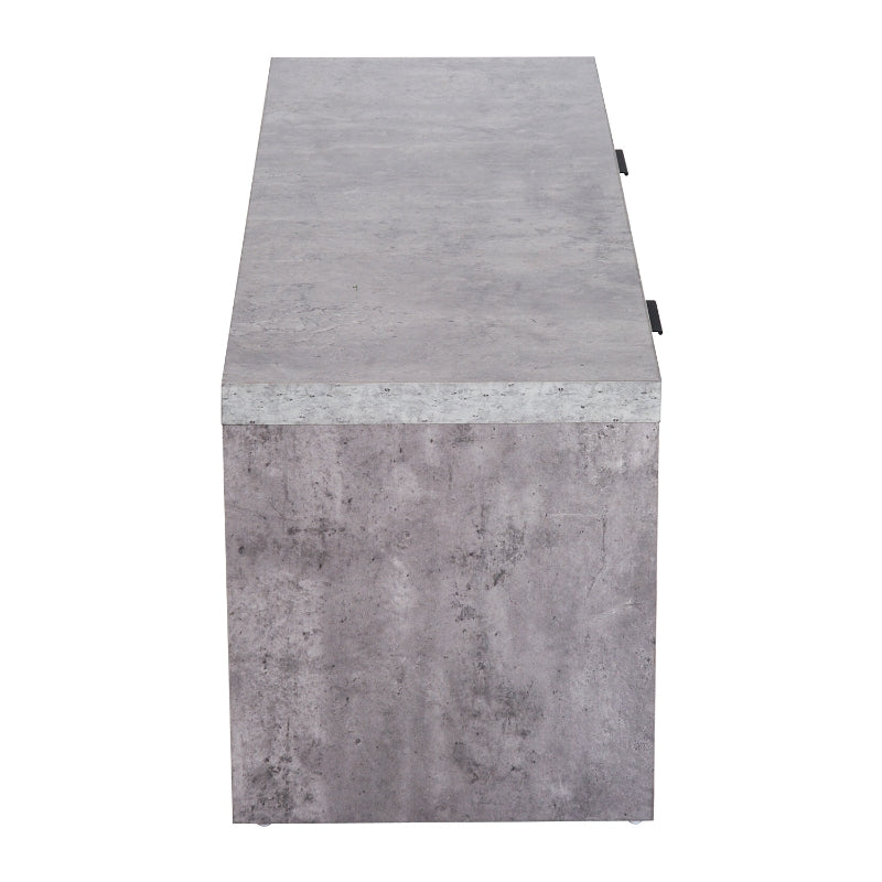 Marble-Effect TV Unit With Storage