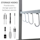 Metal Gazebo With Beige Cover For BBQ