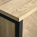 Oklahoma Patterned Wooden TV Stand With Storage