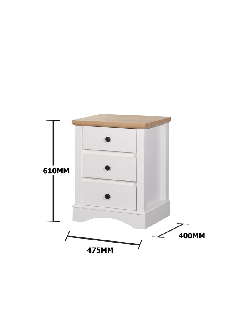 Carden 3 Piece Bedroom Set 3+2 Drawer 