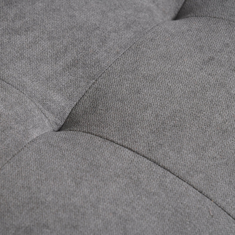 Fabric Couch With Storage (Grey)