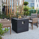 Elementi Ellington Gas Fire Pit Table - Gas Fire Pit Table