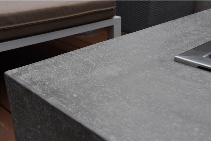 Elementi Hampton Gas Fire Pit Table - Gas Fire Pit Table