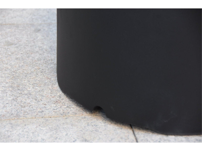 Elementi LPG Tank Cover - Round (Black) - Gas Tank Cover