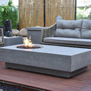 Elementi Metropolis Gas Fire Pit Table - Gas Fire Pit Table