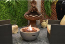 Elementi Nantucket Gas Fire Pit Bowl - Gas Fire Pit Bowl