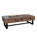 Elementi Naples Gas Fire Pit Table - Gas Fire Pit Table