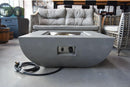 Elementi Westport Gas Fire Pit Table - Gas Fire Pit Table