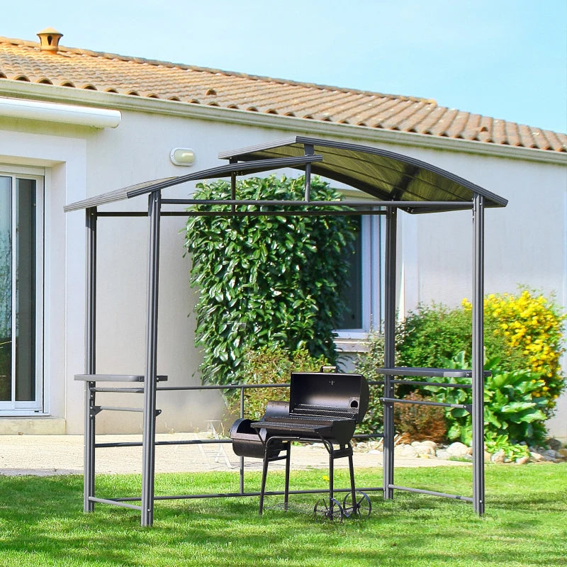 UV Protected Steel Frame BBQ Gazebo