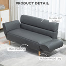 2 Seater Faux Leather Sofa