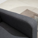 Berrington Simple Grey Loveseat