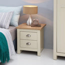 Lisbon 2 Piece Set (2 Door Wardrobe, 2 Drw Bedside) - Bedroom Sets