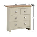 Lisbon 2 Piece Set (3 Door Wardrobe, 2+2 Chest) - Bedroom Sets