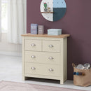 Lisbon 2 Piece Set (3 Door Wardrobe, 2+2 Chest) - Bedroom Sets