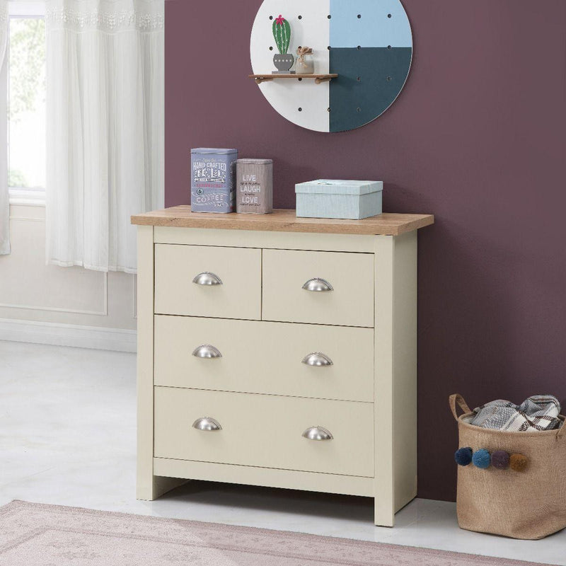 Lisbon 2 Piece Set (3 Door Wardrobe, 2+2 Chest) - Bedroom Sets