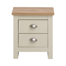 Lisbon 2 Piece Set (3 Door Wardrobe, 2 Drw Bedside) - Bedroom Sets