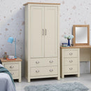 Lisbon 3 Piece Set (2 Door Wardrobe, 2+2 Chest, 1 Drw Bedside) - Bedroom Sets