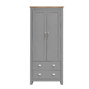 Lisbon 3 Piece Set (2 Door Wardrobe, 2+2 Chest, 1 Drw Bedside) Light Grey - Bedroom Sets
