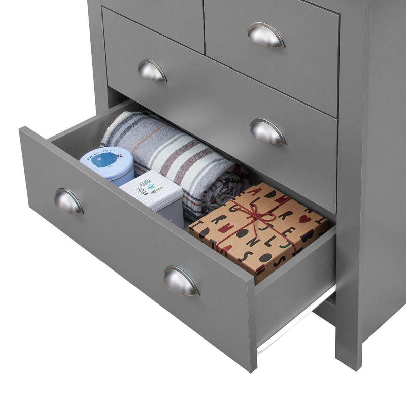 Lisbon 3 Piece Set (2 Door Wardrobe, 2+2 Chest, 2 Drw Bedside) - Bedroom Sets