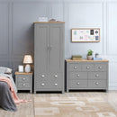 Lisbon 3 Piece Set (2 Door Wardrobe, 3+4 Chest, 2 Drw Bedside) - Bedroom Sets