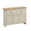 Lisbon 3 Piece Set (Corner TV Unit 2 Drawers, 3 Doors & 2 Drawer Sideboard, 2 Drawer Coffee Table) Cream - Living Room Sets