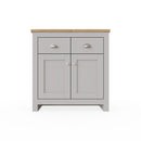 Lisbon 3 Piece Set (TV Unit  2 Doors 1 Shelf, 2 Door & 2 Drawer Sideboard, 2 Drawer Coffee Table) Light Grey - Living Room Sets