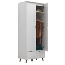 Pulford 2 Door Wardrobe with 2 Drawers - Cupboards & Wardrobes