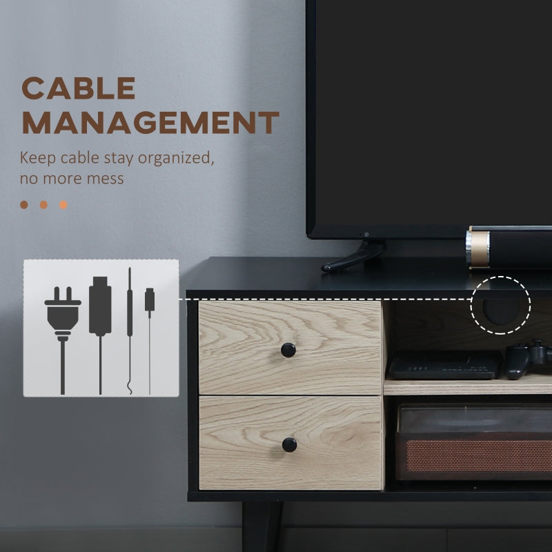 Black Frame TV Stand (Up to 60" TV's)