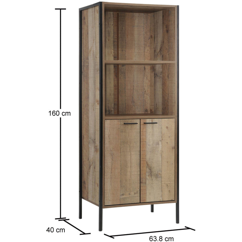 Stretton Storage Bookcase with 2 doors - Book cases