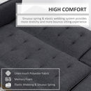 Dark Grey 3 Seater Sofabed
