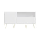 White Corner TV Cabinet